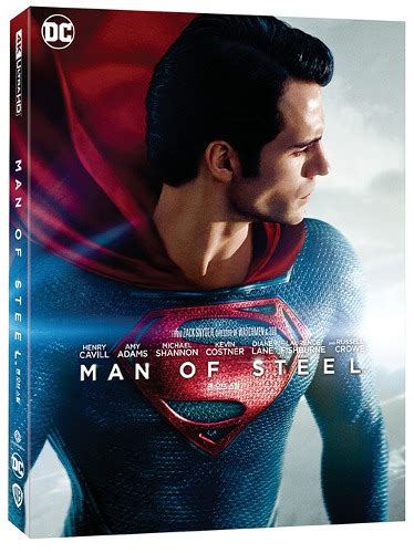 blu ray box art man of steel|4k Man of Steel.